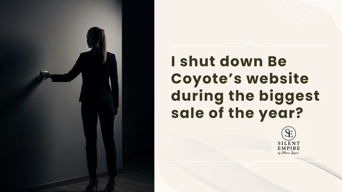 When silence became our marketing strategy: Inside the Be Coyote Blackout